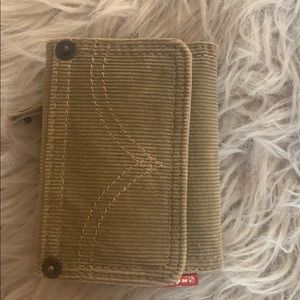 Levi’s Army Green Corduroy Wallet